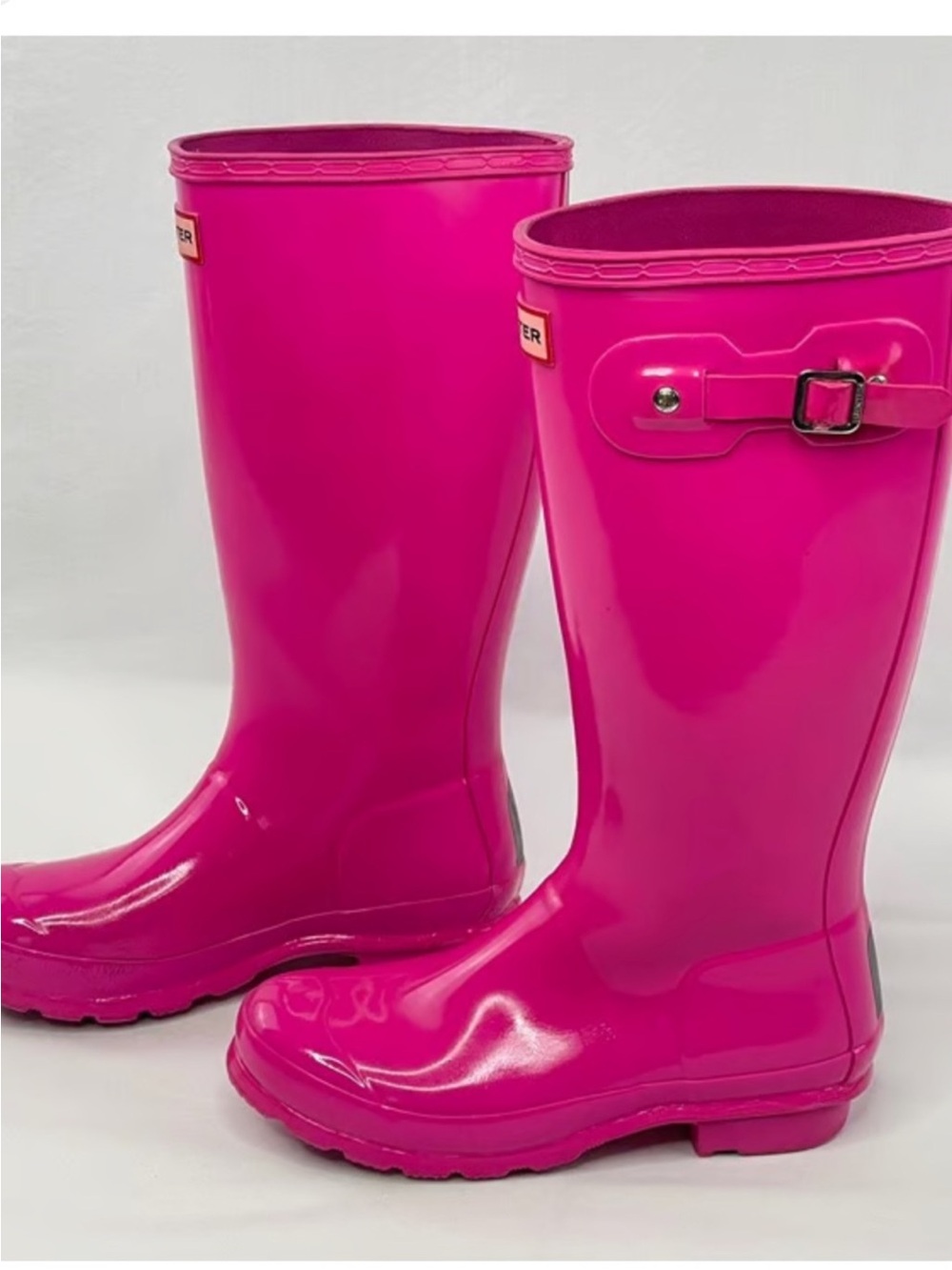 Hunter tall Wellington rain boots size 7 women - Picture 3 of 15